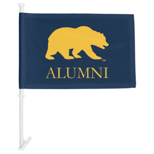 Cal Bear Alumni Car Flag