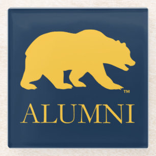 Cal Bear Alumni Glass Coaster