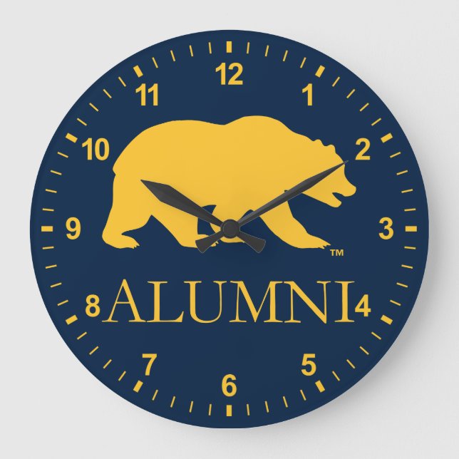 Cal Bear Alumni Large Clock (Front)