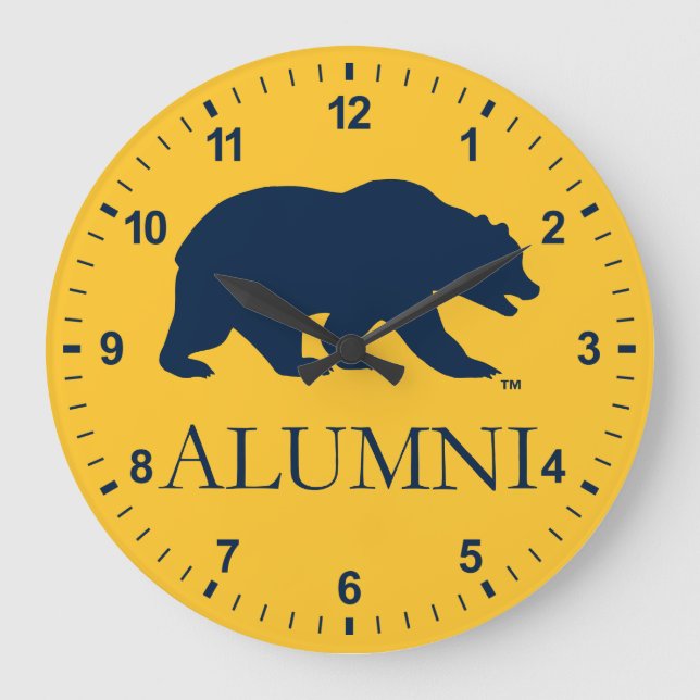 Cal Bear Alumni Large Clock (Front)