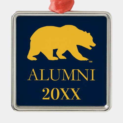 Cal Bear Alumni Metal Ornament
