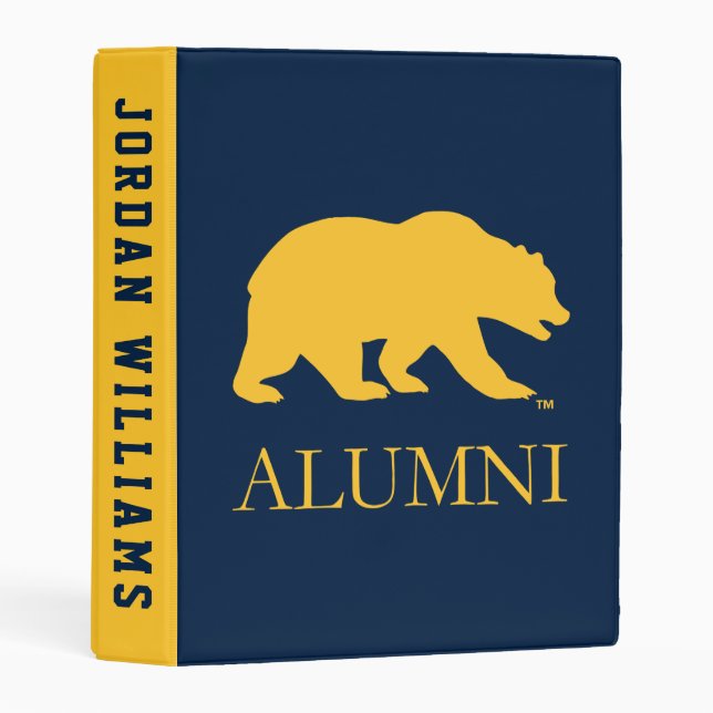 Cal Bear Alumni Mini Binder (Front/Spine)