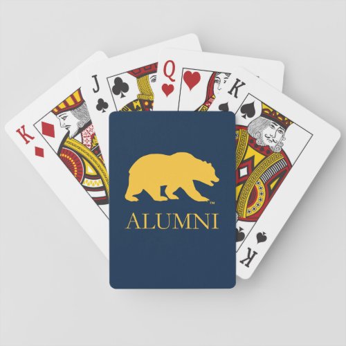Cal Bear Alumni Poker Cards