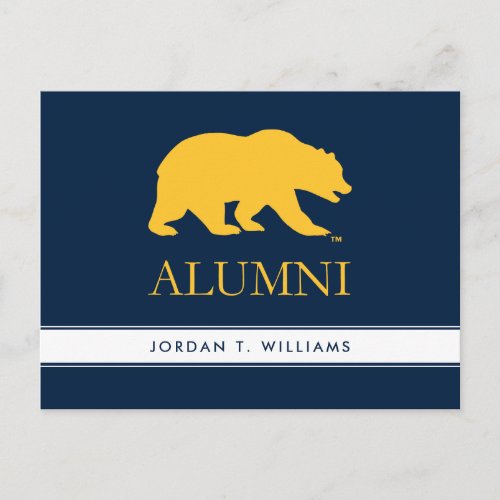 Cal Bear Alumni Postcard
