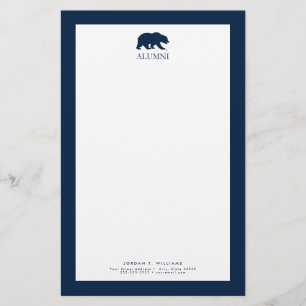 Cal Bear Alumni Stationery