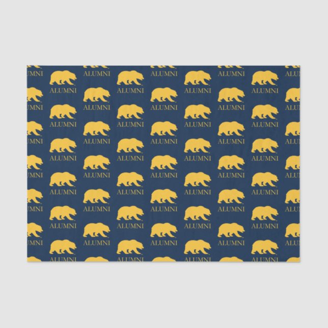 Cal Bear Alumni Tissue Paper (Front)