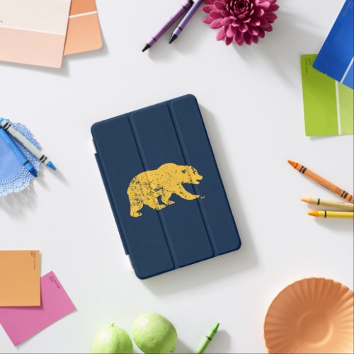 Cal Bear  Distressed Yellow iPad Mini Cover