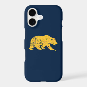 Cal Bear Distressed Yellow iPhone 17 Case