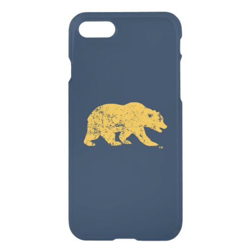 Cal Bear  Distressed Yellow iPhone SE87 Case