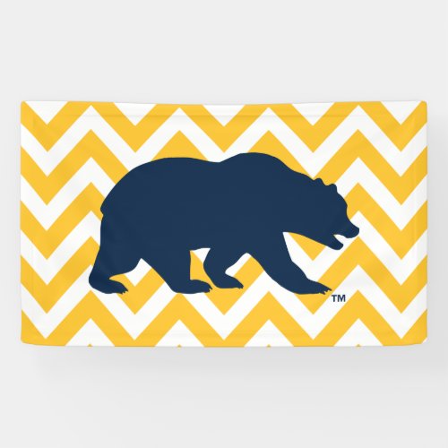 Cal Bear  Golden Chevron Banner