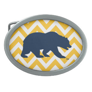 Cal Bear Golden Chevron Belt Buckle