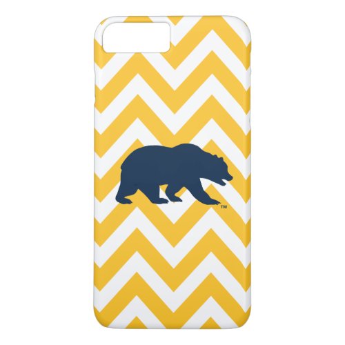 Cal Bear  Golden Chevron iPhone 8 Plus7 Plus Case