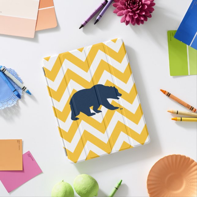 Cal Bear | Golden Chevron iPad Smart Cover (In Situ)