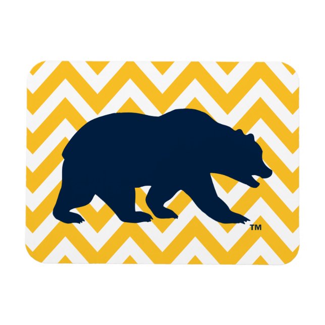 Cal Bear | Golden Chevron Magnet (Horizontal)