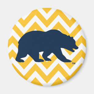 Cal Bear   Golden Chevron Magnet