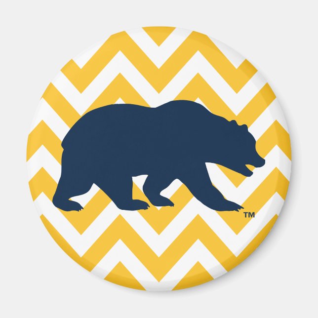 Cal Bear | Golden Chevron Magnet (Front)