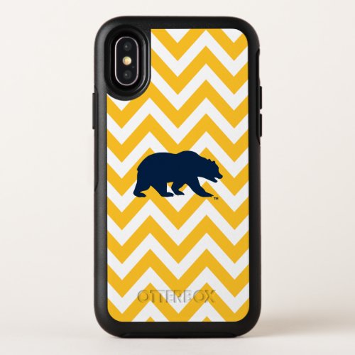 Cal Bear  Golden Chevron OtterBox Symmetry iPhone X Case