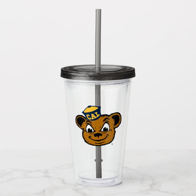 Cal Bear Mascot Acrylic Tumbler (Front)