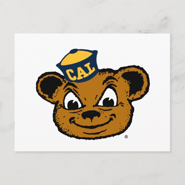 Cal Bear Mascot Postcard (Front)
