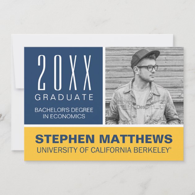 Cal Berkeley Graduation Announcement