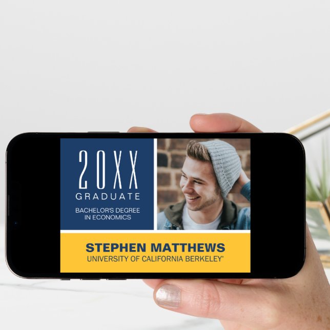 Cal Berkeley Graduation Announcement (Front Digital)