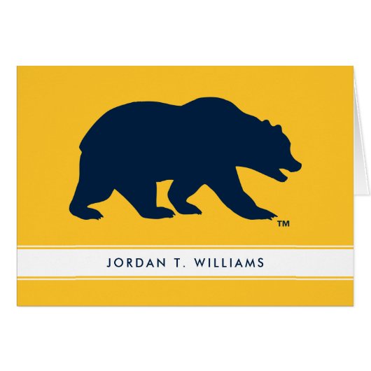 Cal Blue Bear (Front Horizontal)