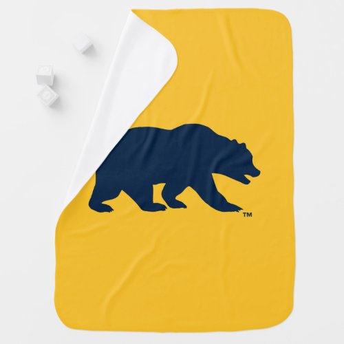 Cal Blue Bear Baby Blanket