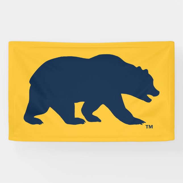 Cal Blue Bear Banner (Horizontal)