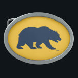 Cal Blue Bear Belt Buckle<br><div class="desc">Check out these new UC Berkeley designs! Show off your Cal Bear pride with these new UC Berkeley products. These make perfect gifts for the Bears student, alumni, family, friend or fan in your life. All of these Zazzle products are customizable with your name, class year, or club. Go Bears!...</div>