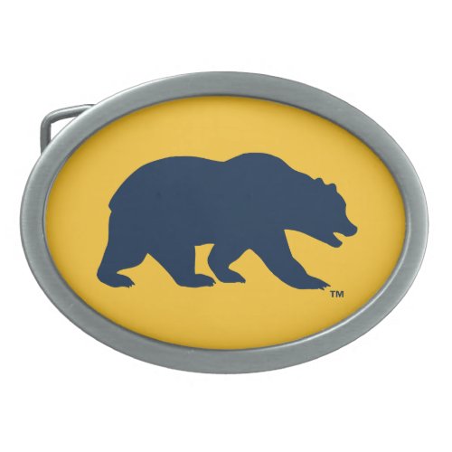 Cal Blue Bear Belt Buckle