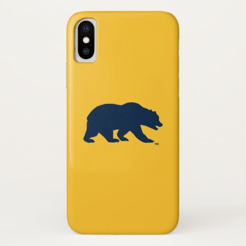 Cal Blue Bear iPhone X Case