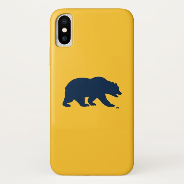 Cal Blue Bear Case-Mate iPhone Case (Back)