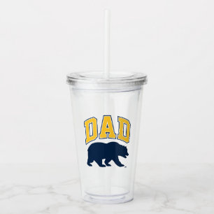 Cal Blue Bear   Dad Acrylic Tumbler