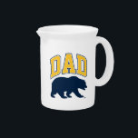 Cal Blue Bear | Dad Beverage Pitcher<br><div class="desc">Check out these new UC Berkeley designs! Show off your Cal Bear pride with these new UC Berkeley products. These make perfect gifts for the Bears student, alumni, family, friend or fan in your life. All of these Zazzle products are customizable with your name, class year, or club. Go Bears!...</div>