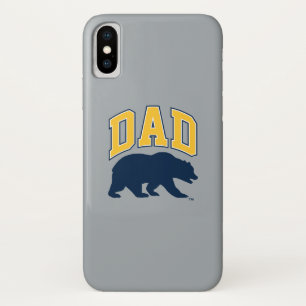 Cal Blue Bear Dad iPhone X Case