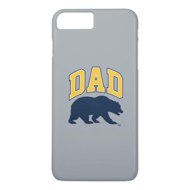 Cal Blue Bear | Dad Case-Mate iPhone Case (Back)