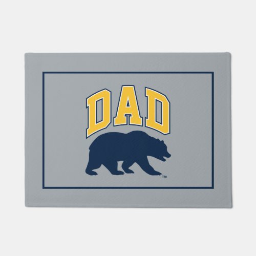 Cal Blue Bear  Dad Doormat