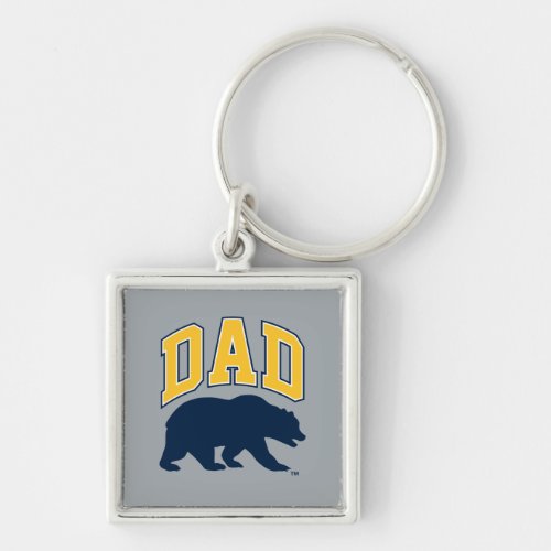 Cal Blue Bear  Dad Keychain