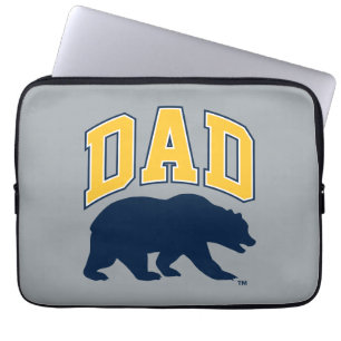 Cal Blue Bear   Dad Laptop Sleeve