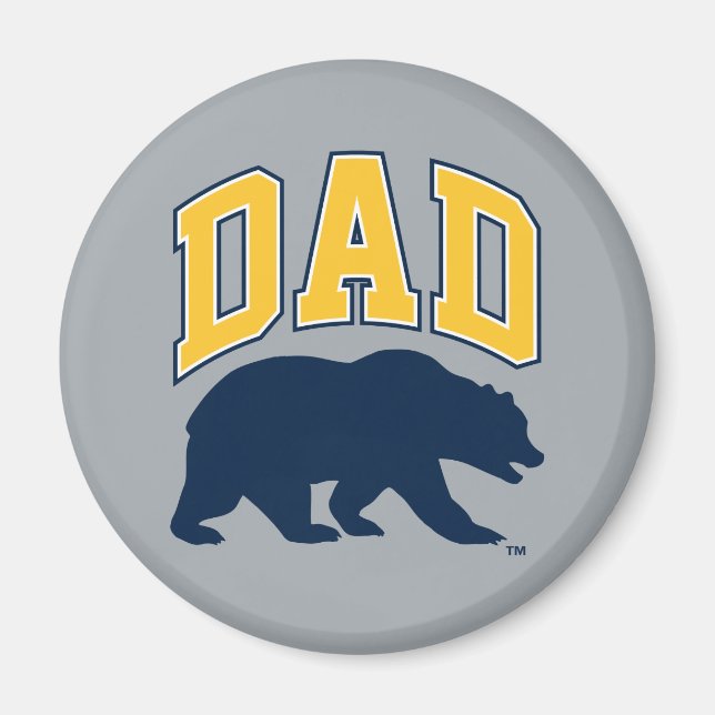 Cal Blue Bear | Dad Magnet (Front)