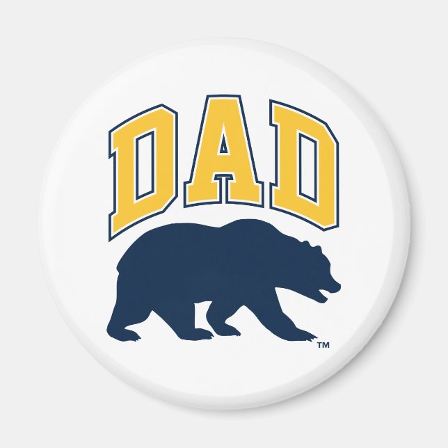 Cal Blue Bear | Dad Magnet (Front)