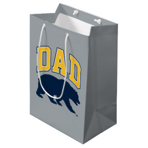 Cal Blue Bear Dad Medium Gift Bag