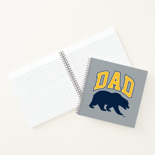 Cal Blue Bear  Dad Notebook