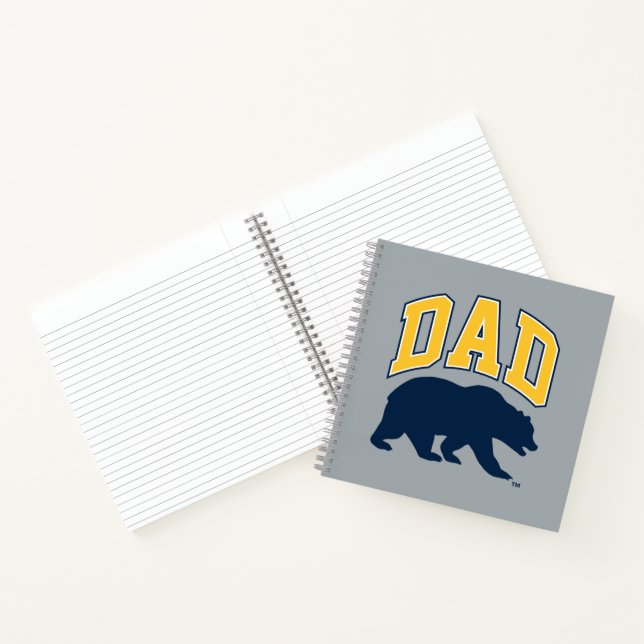 Cal Blue Bear | Dad Notebook (Inside)