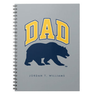Cal Blue Bear   Dad Notebook