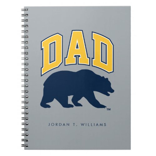 Cal Blue Bear  Dad Notebook