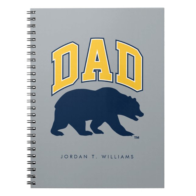 Cal Blue Bear | Dad Notebook (Front)