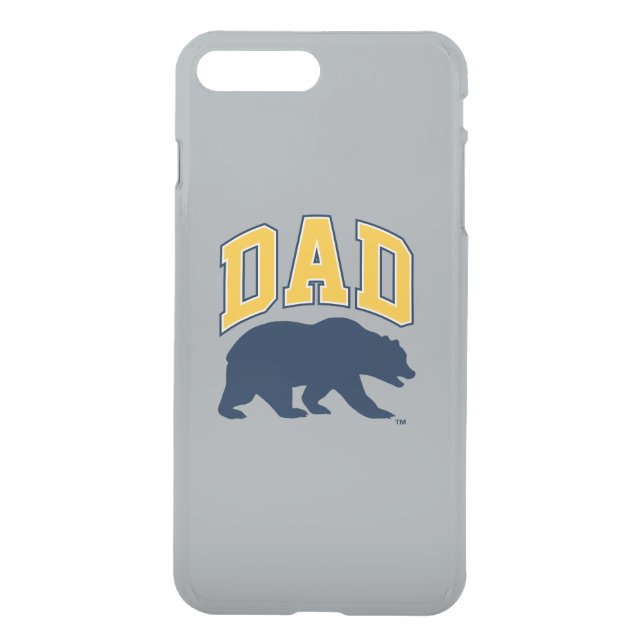 Cal Blue Bear | Dad Uncommon iPhone Case (Back)