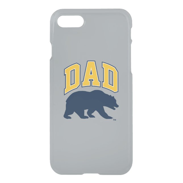 Cal Blue Bear | Dad Uncommon iPhone Case (Back)