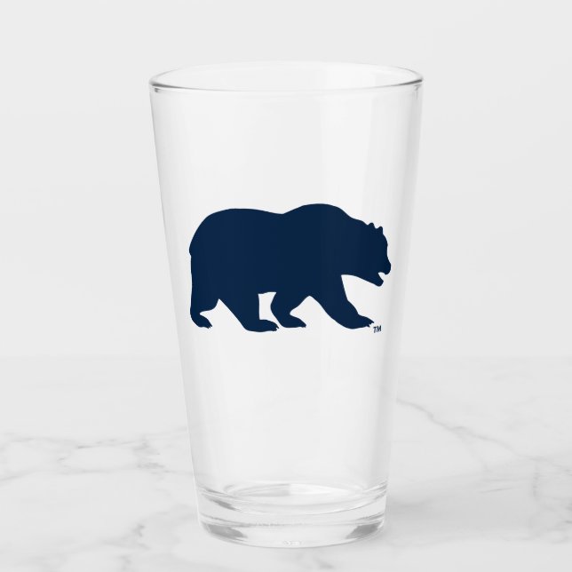 Cal Blue Bear Glass (Front)